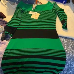 Green and blue stripe address